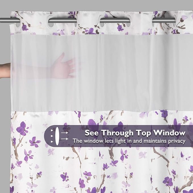 Lagute SnapHook Hook Free Shower Curtain - Image 5