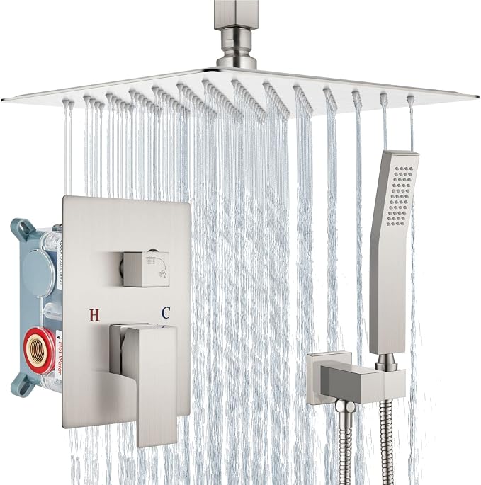Aolemi Ceiling Mount Shower System Rain Shower Head by Aolemi
