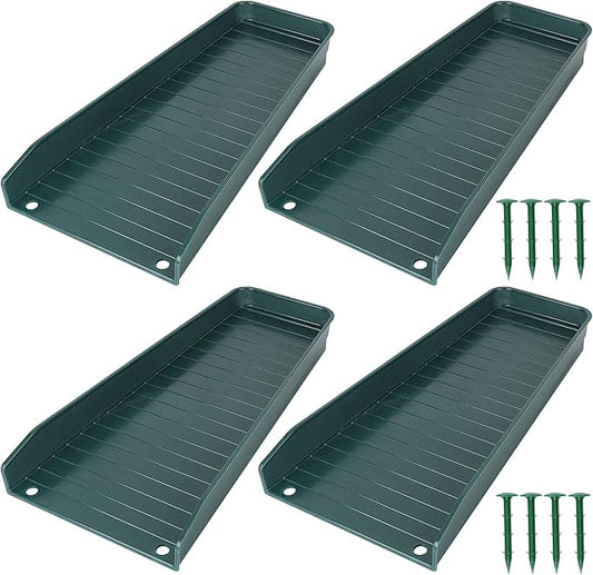 Gutter Downspout Splash Block, 16.3"Drain Gutter Guard Diverter, Gutter by ChickVilla