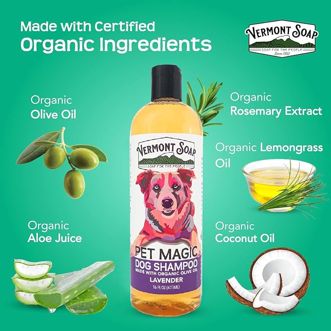 VERMONT SOAP Organics Pet Shampoo - Image 4