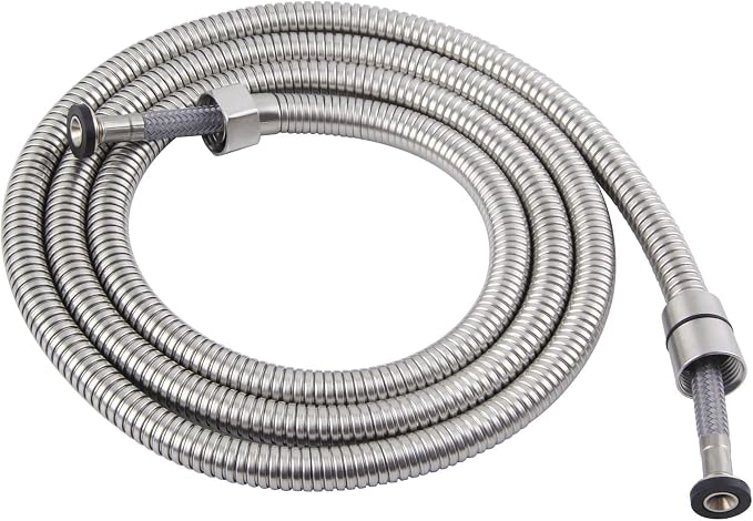 Handheld Shower Hose 79", Angle Simple Stainless Steel Flexible Shower Sprayer by AngleSimple