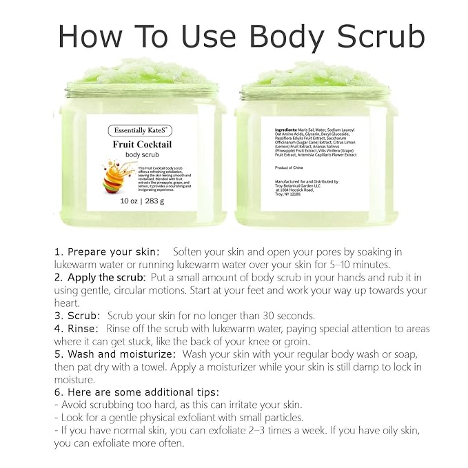 Fruit Cocktail Body & Foot Scrub 10 Oz - Image 3