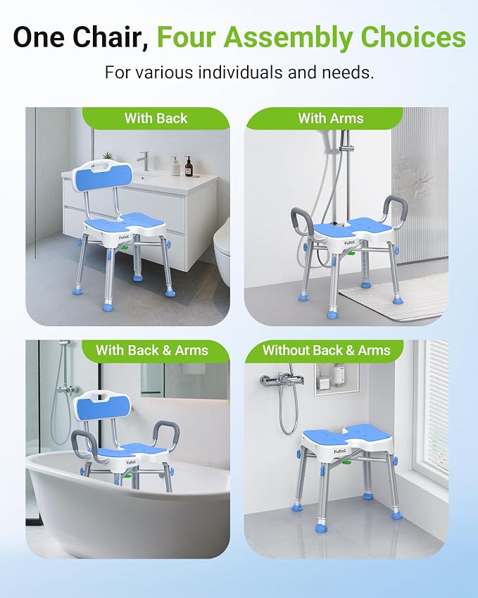 Ergonomic H-Shaped Shower Chair - Image 6