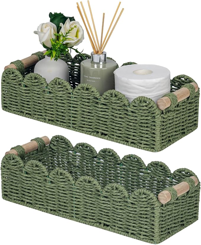 CubesLand Scalloped Decor Basket by CubesLand