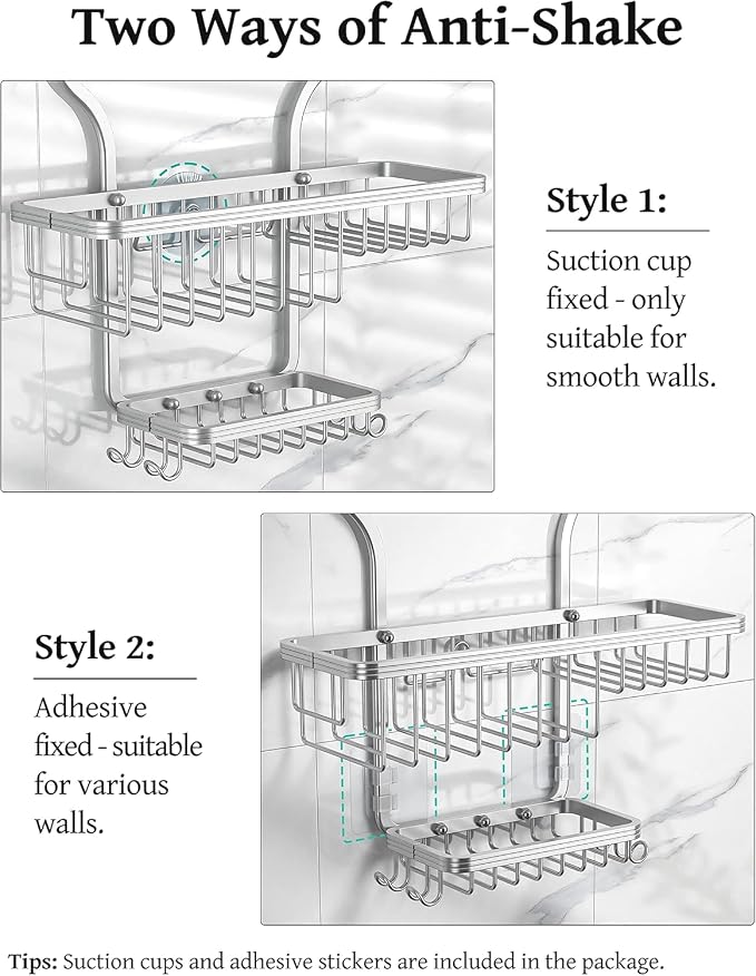 YASONIC Shower Caddy Hanging - Image 5