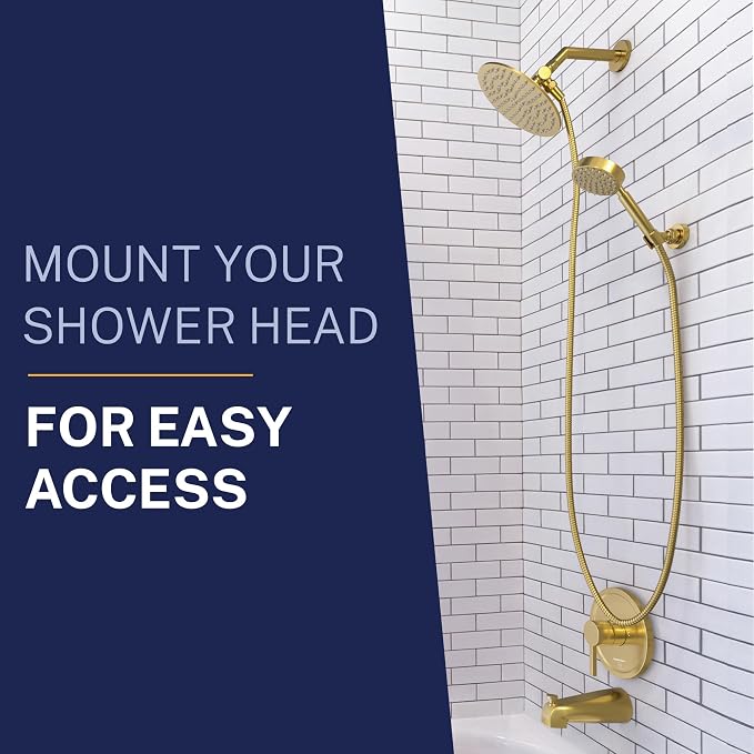 HammerHead Showers Solid Metal Handheld Showerhead Holder Wall Mount, - Image 2