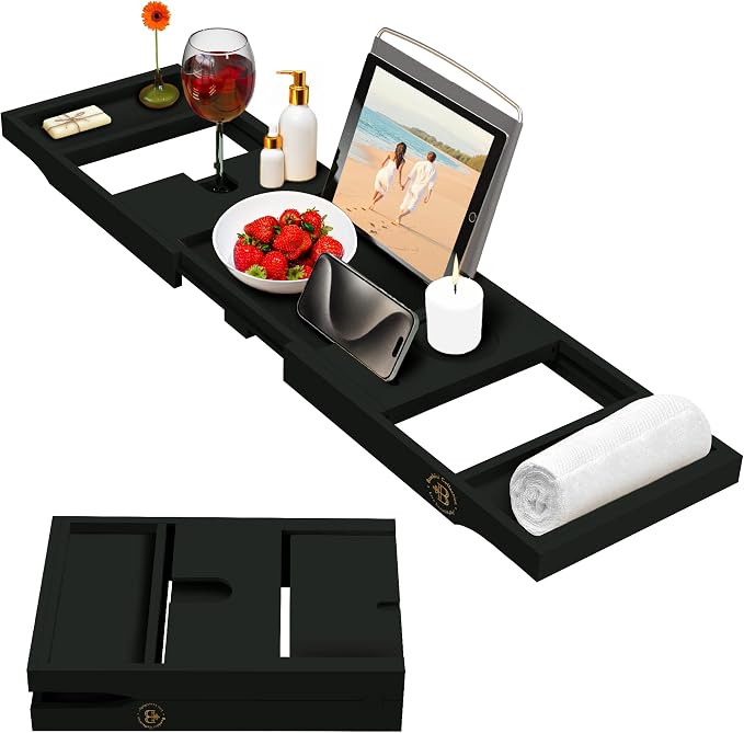 Wooden Bathtub Tray - Image 9
