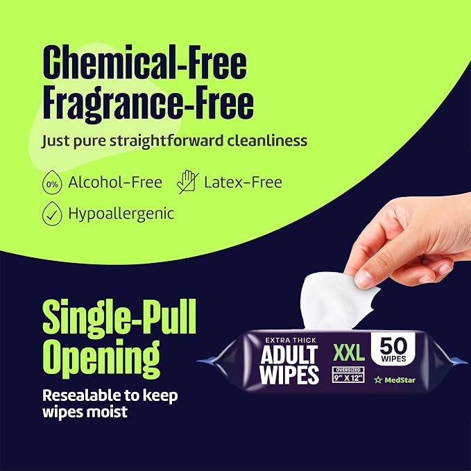 Adult Wipes for Elderly 12 Pack - Image 7