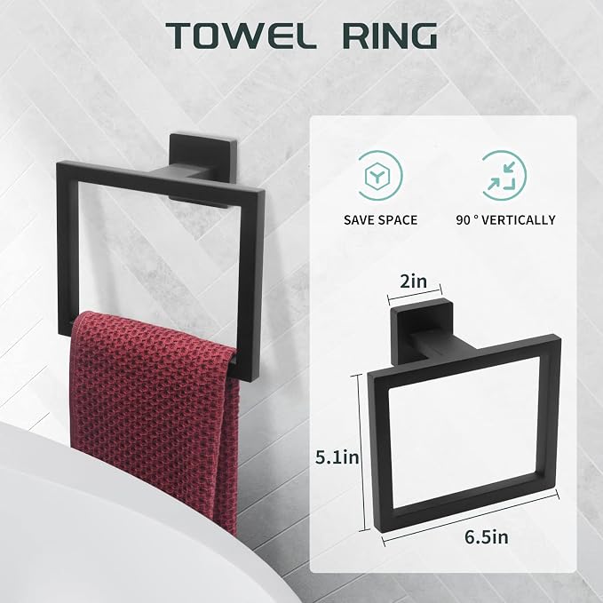 5-Piece Bathroom Hardware Set - Image 3