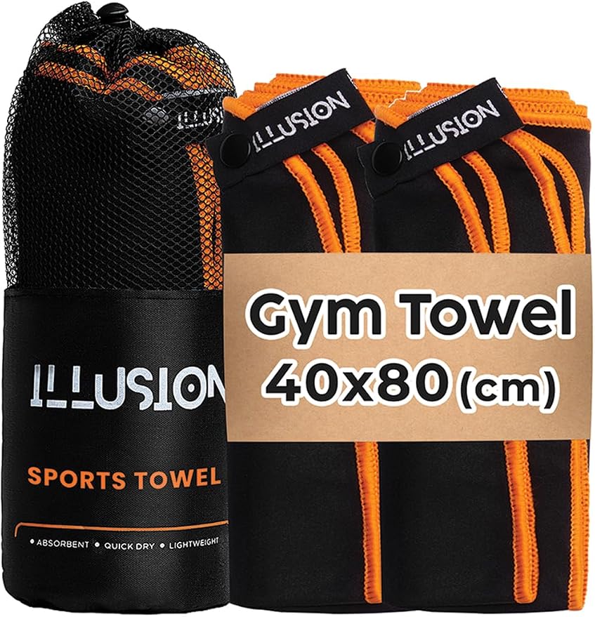 illusion Small Microfiber Gym Towels by Unknown
