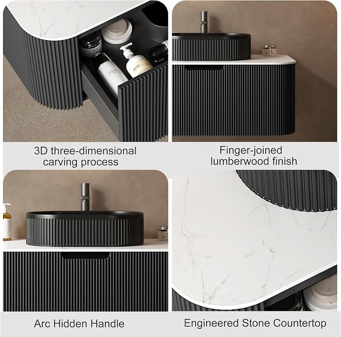 30 inch Floating Bathroom Vanity - Image 3