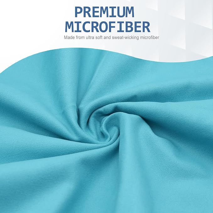 Eunzel Quick Dry Camping Towel, Microfiber Travel Towel Super Absorbent Fast - Image 6