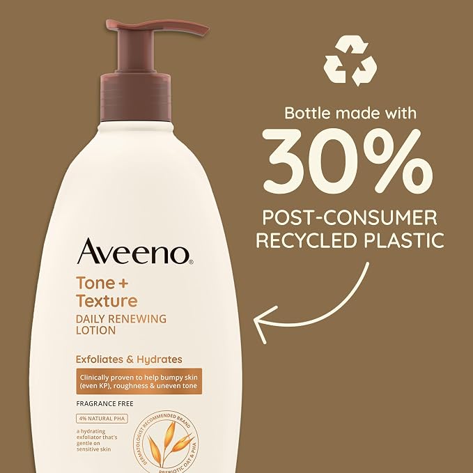 Aveeno Tone + Texture Daily Renewing Body Lotion - Image 4