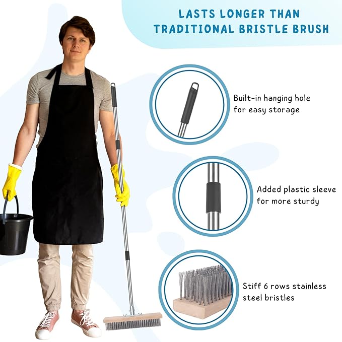 Stainless Steel Wire Scrub Brush - Image 2