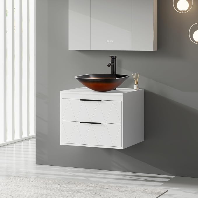 eclife 24" Floating Bathroom Vanities by eclife