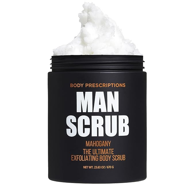 Body Prescriptions Men’s Exfoliating Body Scrub – Ultimate Skin Cleansing Wash by BodyPrescription