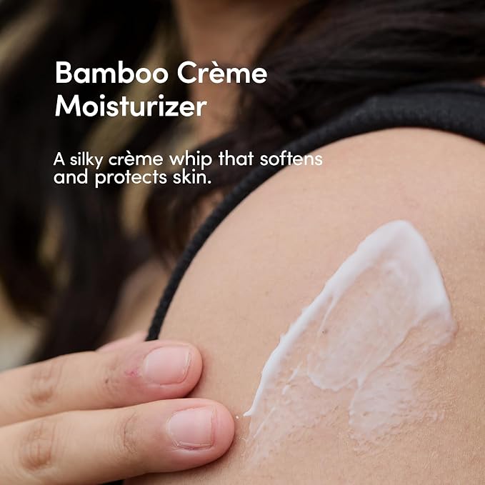 LATHER - Bamboo Crème Body Moisturizer, 8 fl oz - Daily Hydrating Body Lotion - - Image 2