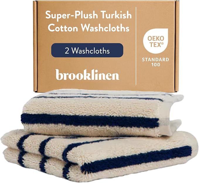 Brooklinen Super-Plush Turkish Cotton Washcloths by Brooklinen