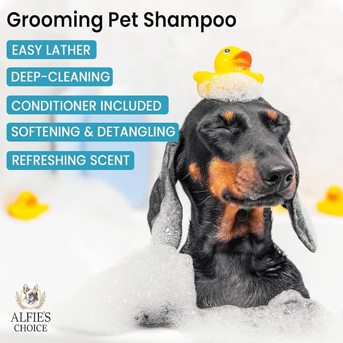ALFIE'S CHOICE Dog Shampoo & Conditioner Set | 16 fl oz Each | Lavender & - Image 4
