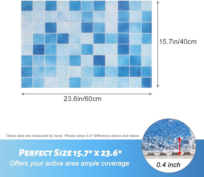 Shower Mat Non-Slip, Soft Comfort Bath Mat - Image 8