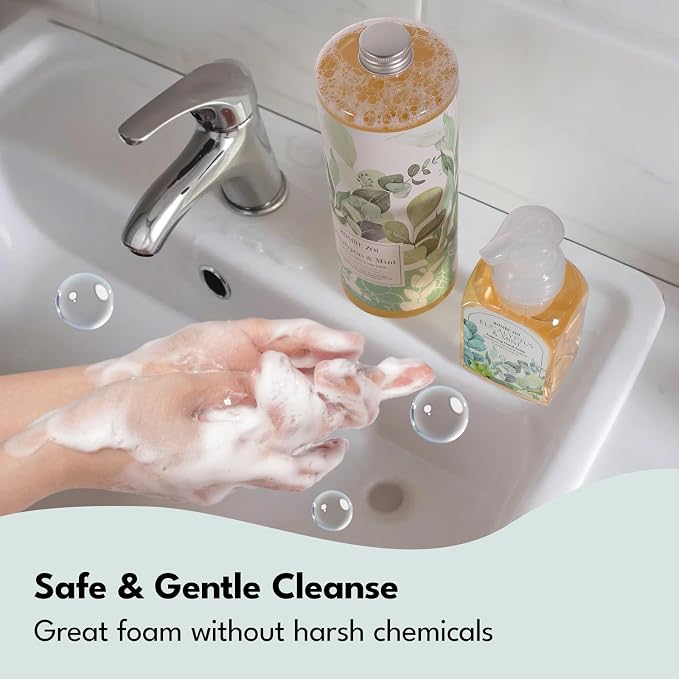 ROMIIE ZOI Eucalyptus & Mint Foaming Hand Soap Refills - Image 5