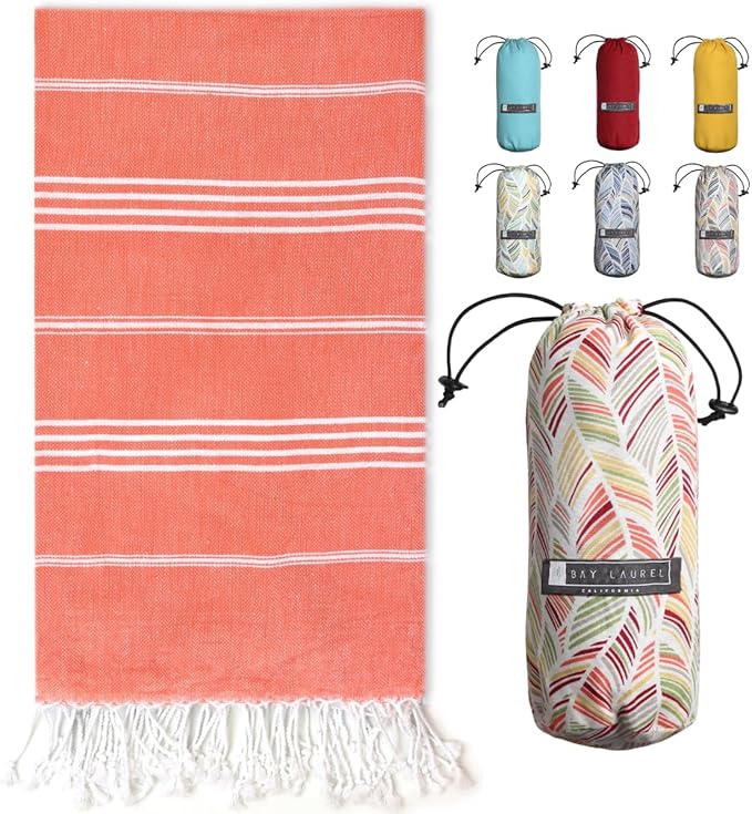 BAY LAUREL Turkish Beach Towel by BayLaurel