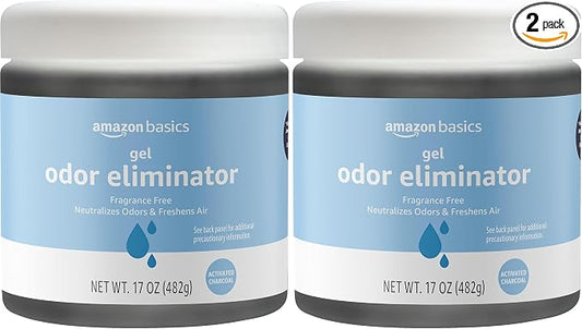 Amazon Basics Odor Eliminator, Activated Charcoal | Fragrance Free | 17 Oz | by AmazonBasics