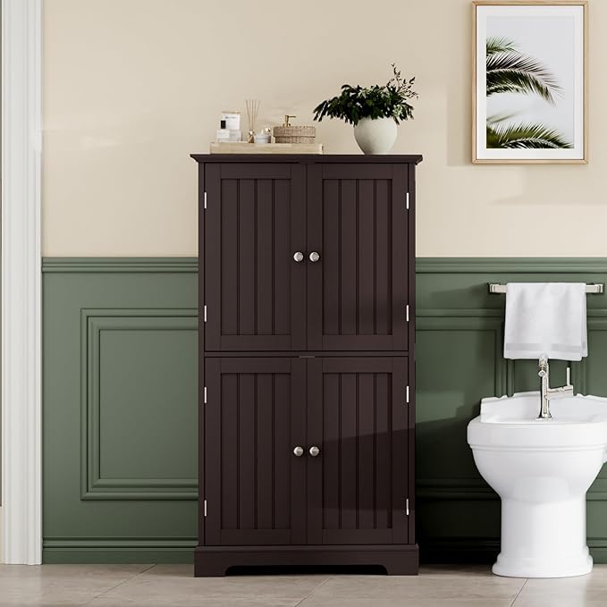 ChooChoo Bathroom Floor Cabinet, Modern Bathroom Storage Cabinet - Image 6