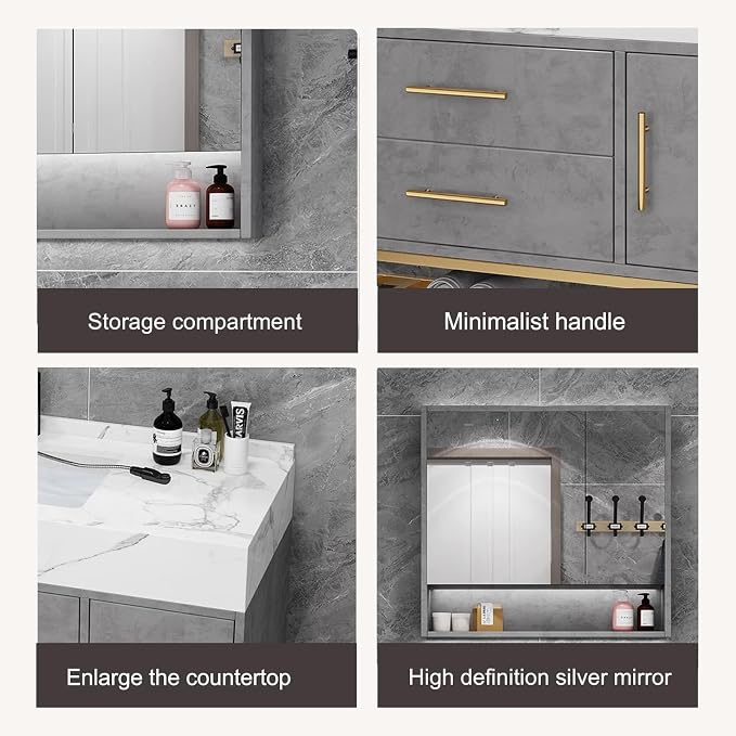 Modern 47" Bathroom Vanity - Image 5