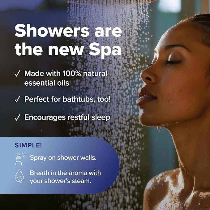 MOXE Shower Mist, Spa Steam Spray, Certified Natural Essential Oils, - Image 3