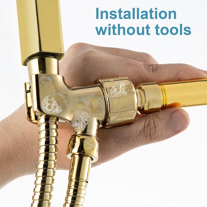 OFFO Shower Head Holder with Solid Metal Ball - Image 4