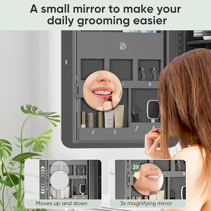 Rresyet 18×26 Bathroom Mirror Cabinet - Image 6