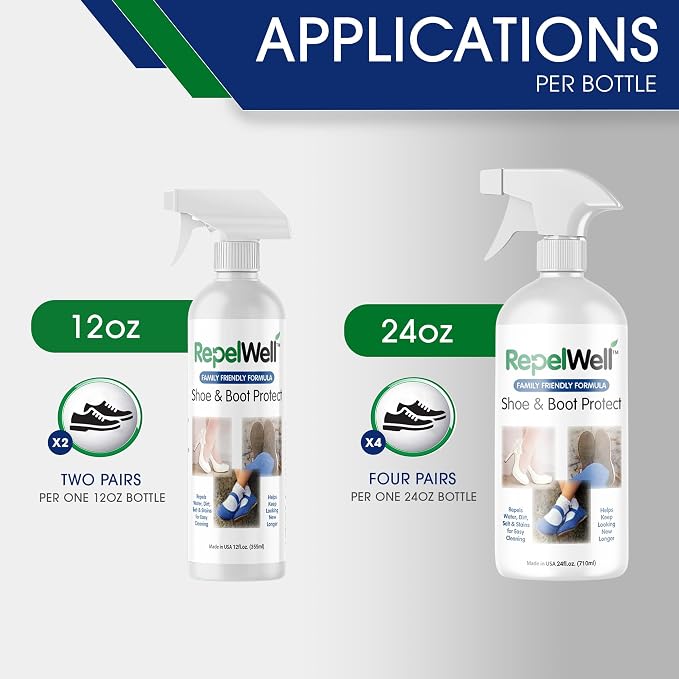 Shoe & Boot Stain & Water Repellent Eco-Friendly, Pet-Safe Spray Keeps Fabric - Image 8