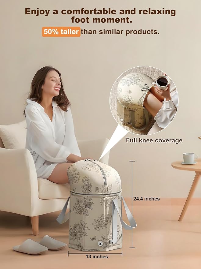 Foot Bath Basin Portable Travel Collapsible Foot Basin Folding Foot Bath Tub - Image 3