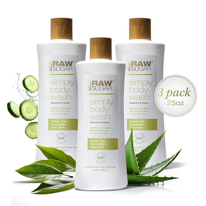 RAW SUGAR Sensitive Skin Simply Body Wash by RawSugar