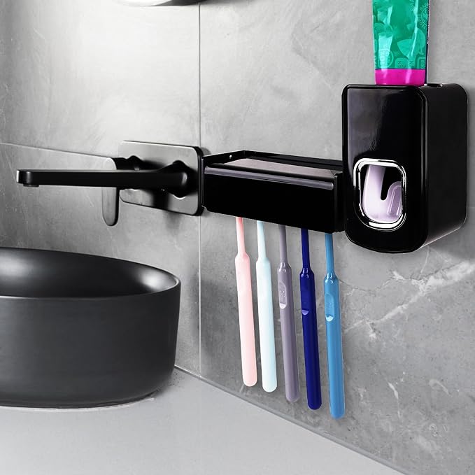 5 Slots Wall Mount Toothbrush Holder - Image 5