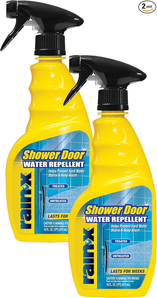 Rain-X 630542 Shower Door Water Repellent, Protects Glass Shower & Doors From by Rain-X