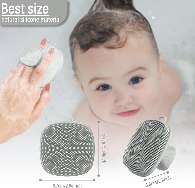 2 Pack Face Scrubber, Silicone Facial Cleansing Brush - Image 7