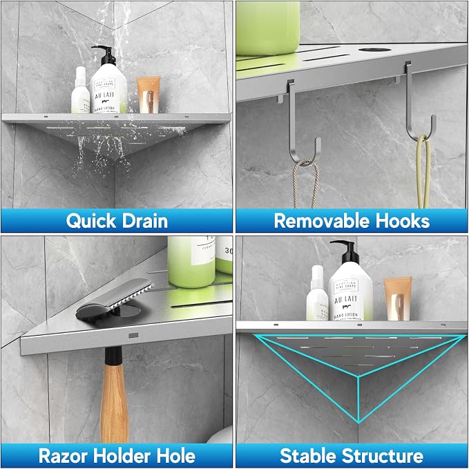 Corner Shower Shelves - Image 5