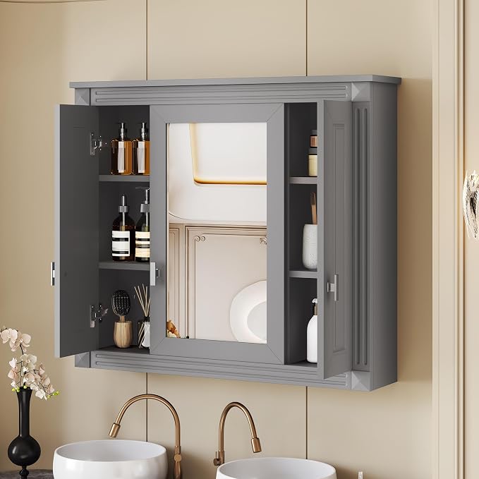 Merax Wall Mounted Bathroom Medicine Cabinet - Image 4