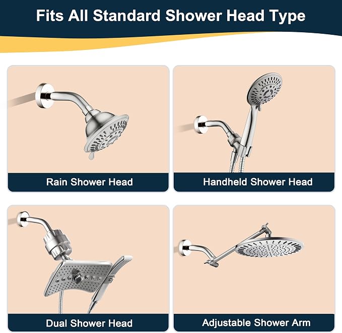 BRIGHT SHOWERS 6 Inch Brass Shower Arm - Image 4