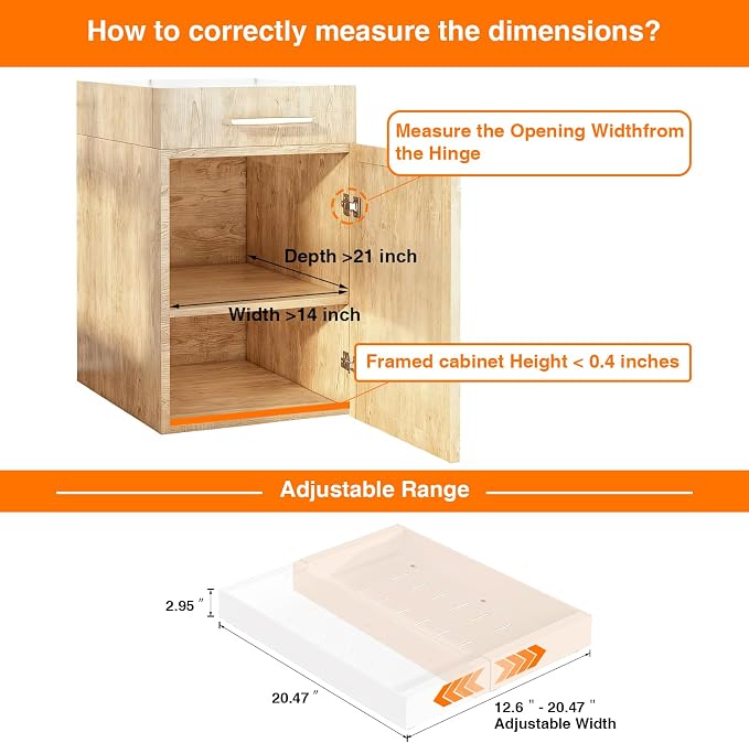LEGUANG Expandable Pull-Out Cabinet Organizers - Image 5