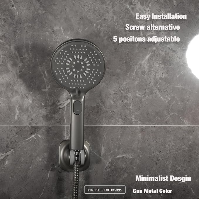 Hand held Shower Head Holder Wall Mount - Image 5