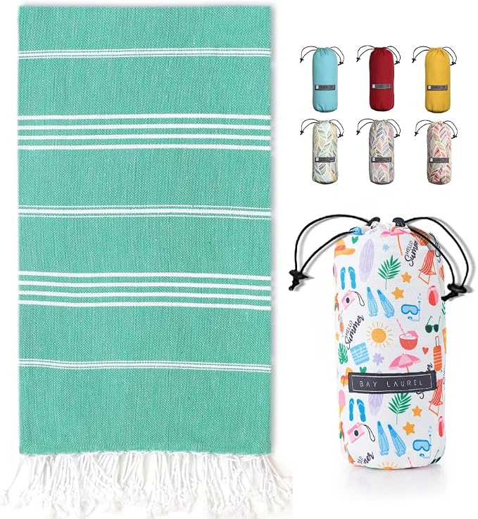 BAY LAUREL Turkish Beach Towel by BayLaurel