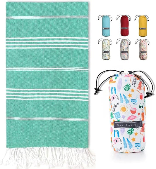 BAY LAUREL Turkish Beach Towel by BayLaurel