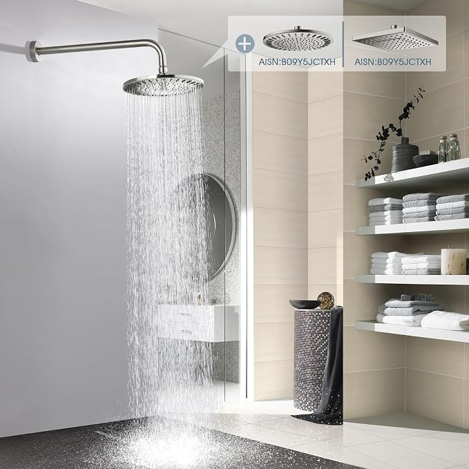 BRIGHT SHOWERS 16-Inch Shower Head Extension Arm - Image 5