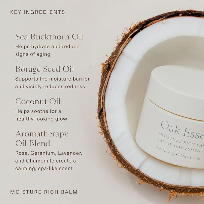 Oak Essentials Moisture Rich Balm | Nourishing Face Balm - Image 6