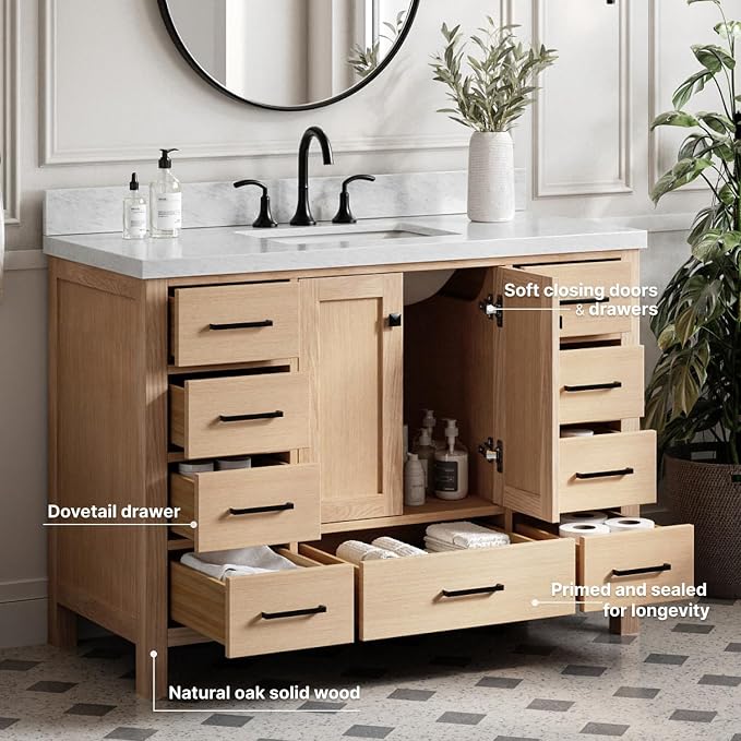 ARIEL 49'' Bathroom Vanity - Image 4