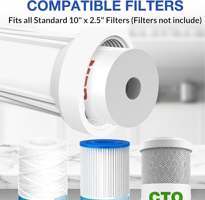 SimPure Whole House Water Filter Housing, Inline Water Filter - Image 5