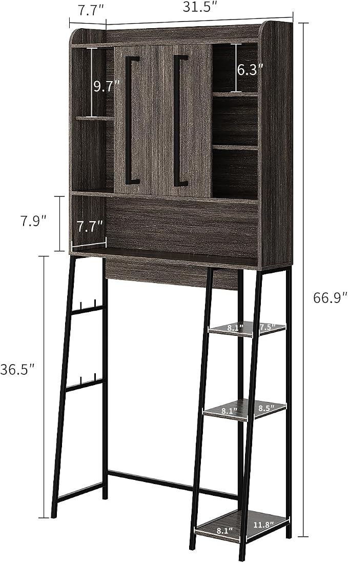 VFK Over The Toilet Storage Cabinet - Image 2